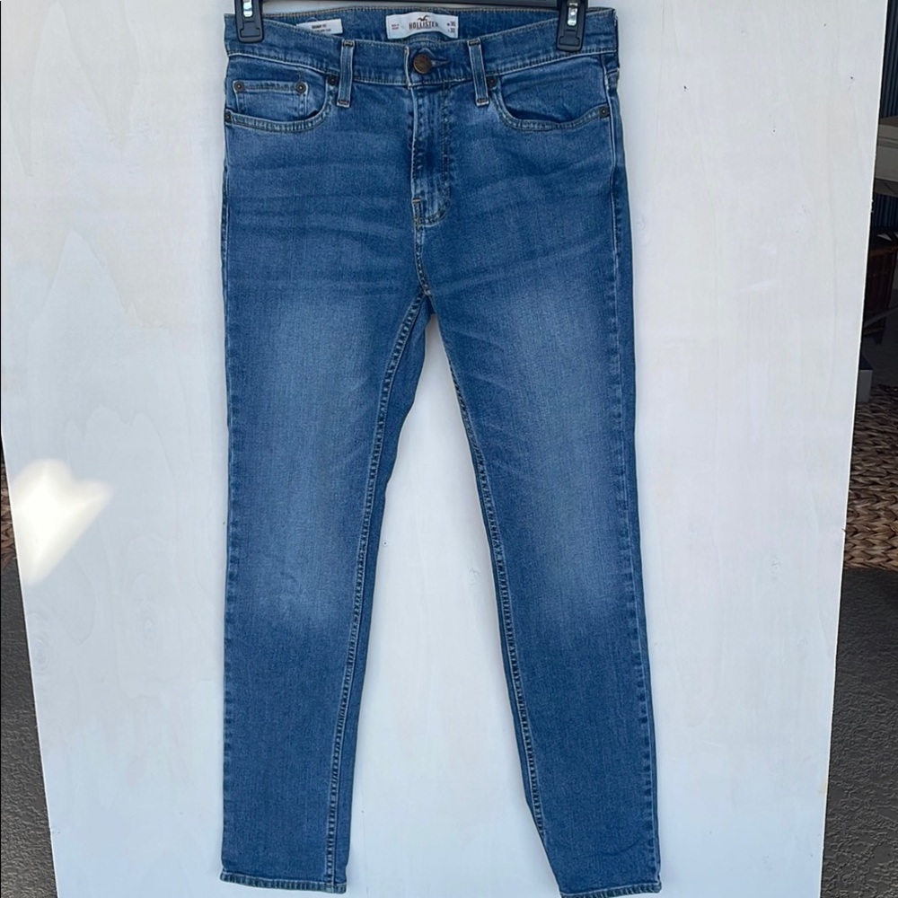 Hollister Epic Flex skinny Y2K jean light blue faded 30/32